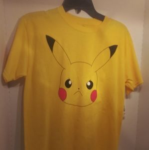 Pokemon Pikachu Face Kids Tee NWT